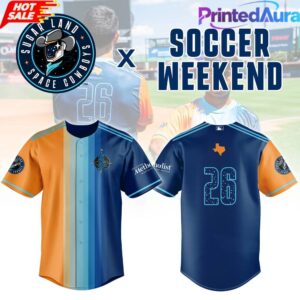 Sugar Land Space Cowboys x Soccer Weekend Special Baseball Jersey