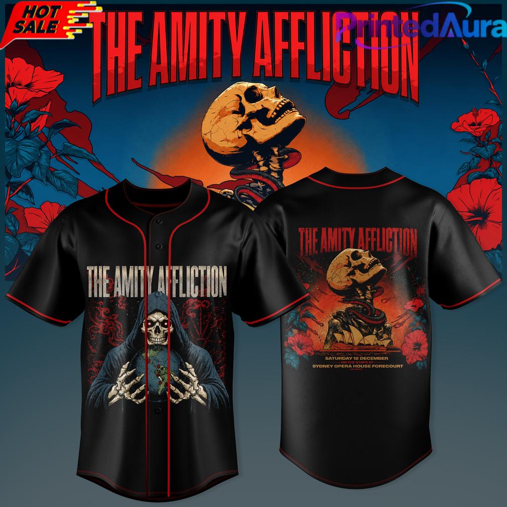 THE AMITY AFFLICTION LEGACY COLLECTION BASEBALL JERSEY THE AMITY AFFLICTION LEGACY COLLECTION BASEBALL JERSEY