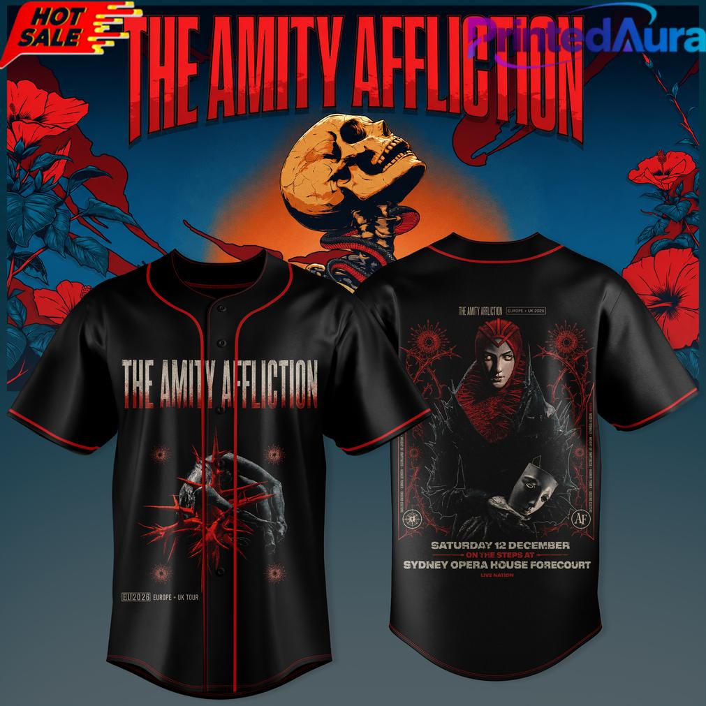 THE AMITY AFFLICTION LEGACY COLLECTION BASEBALL JERSEY THE AMITY AFFLICTION LEGACY COLLECTION BASEBALL JERSEY