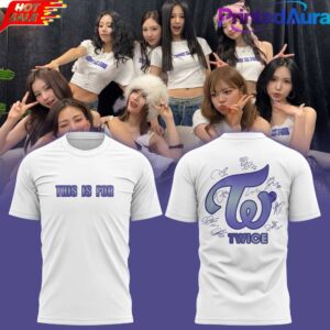 TWICE This Is For World Tour 2026 White Shirt