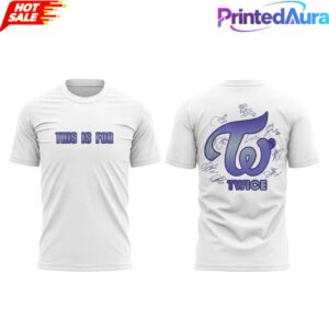 TWICE This Is For World Tour 2026 White Shirt 1