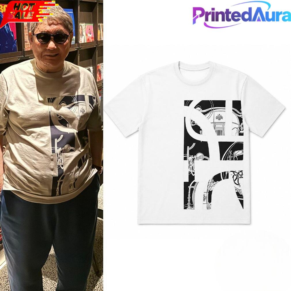 Takeshi Kitano The Weeknd ExLibris Tee Takeshi Kitano The Weeknd ExLibris Tee