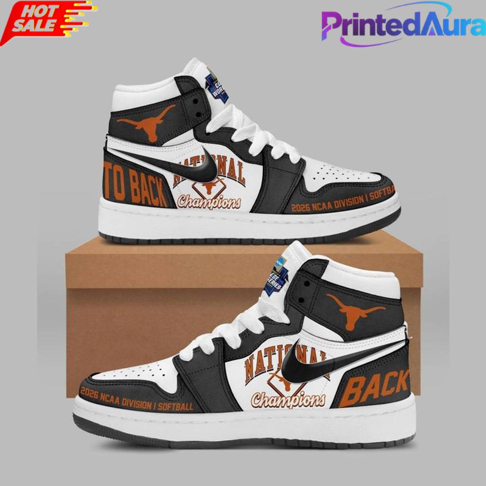 Texas Longhorns 2026 Softball National Champions Special Air Jordan 1 Texas Longhorns 2026 Softball National Champions Special Air Jordan 1