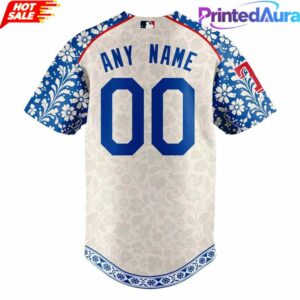 Texas Rangers 2026 Mexican Heritage Night Custom Baseball Jersey 1