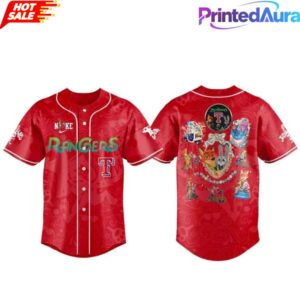 Texas Rangers Zootopia 10th Anniversary Special Jersey 1