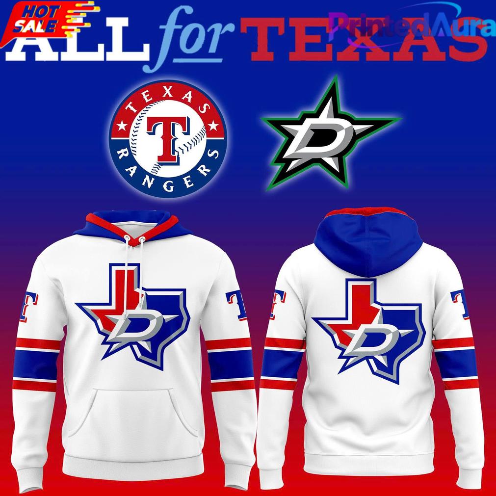 Texas Rangers x Dallas Stars Night 2026 Hoodie Texas Rangers x Dallas Stars Night 2026 Hoodie