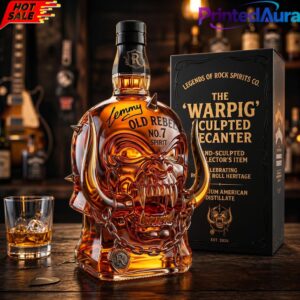 The Motörhead ‘The Warpig’ Whiskey Bottle