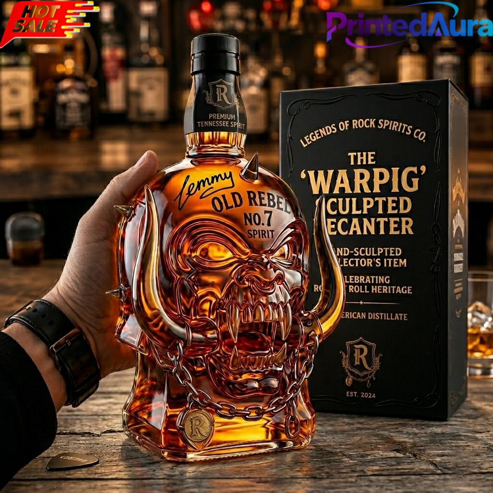 The Motörhead ‘The Warpig’ Whiskey Bottle The Motörhead ‘The Warpig’ Whiskey Bottle