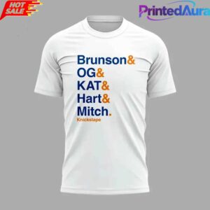 Timothée Chalamet New York Knicks Lineup Tee