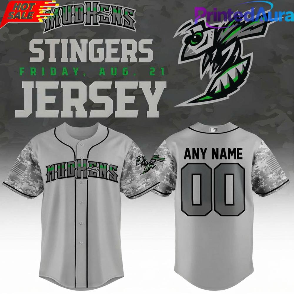 Toledo Mud Hens 2026 Stingers Night Military Appreciation Custom