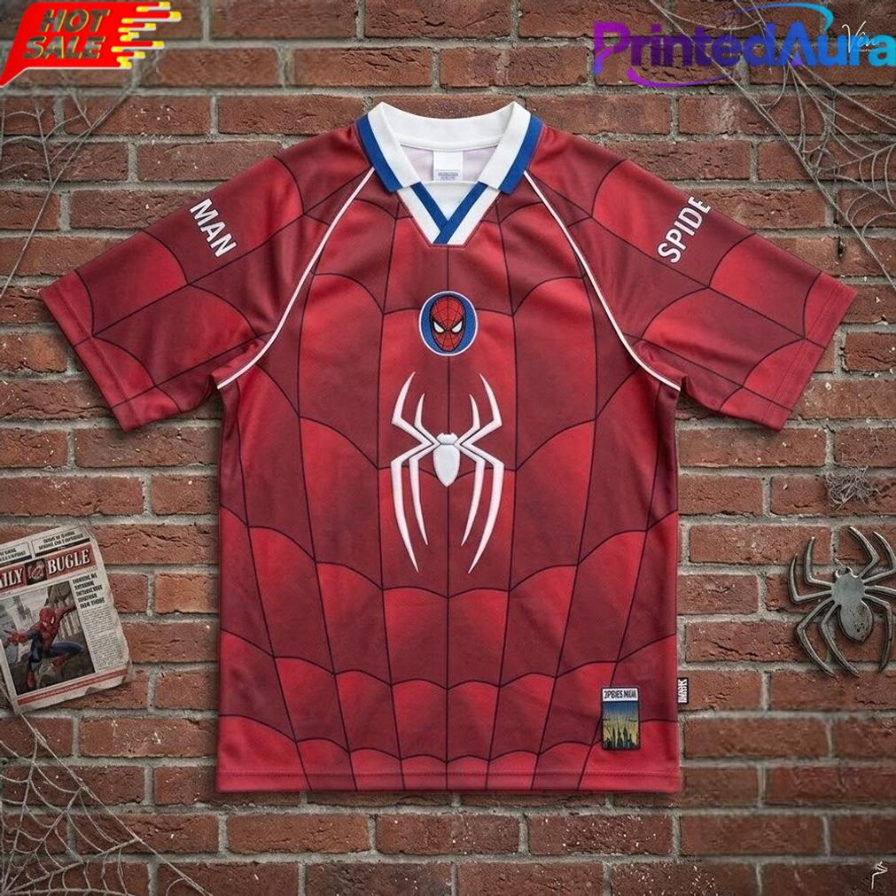 Tom Holland x Joselu Spider Man Polo Style Jersey Tom Holland x Joselu Spider Man Polo Style Jersey