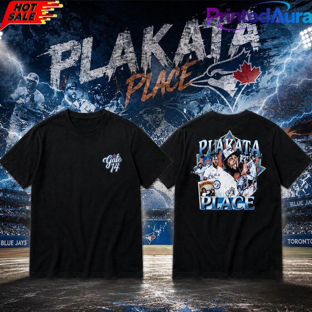 Toronto Blue Jays Gate 14 Vladimir Guerrero Jr Plakata Place Tee Toronto Blue Jays Gate 14 Vladimir Guerrero Jr Plakata Place Tee