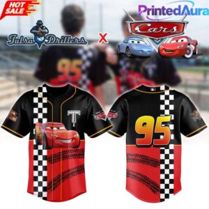 Tulsa Drillers x Cars Night Limited Baseball Jersey