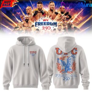 UFC Freedom 250 White House Limited White Hoodie