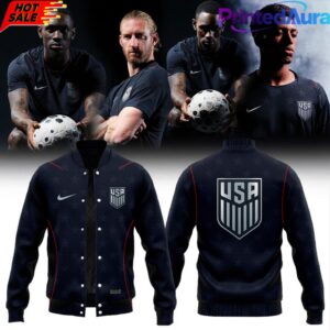 USMNT 2026 Stripes Match Black Jacket