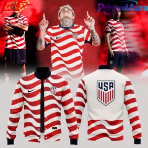 US Soccer 2026 Personalized Stripes Match Special Jacket