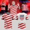 US Soccer 2026 Stripes Match Black Tee US Soccer 2026 Stripes Match Black Tee