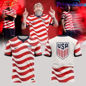 US Soccer 2026 Stripes Match Tee