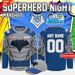 Victoria Royals 2026 Superhero Custom Hockey Jersey