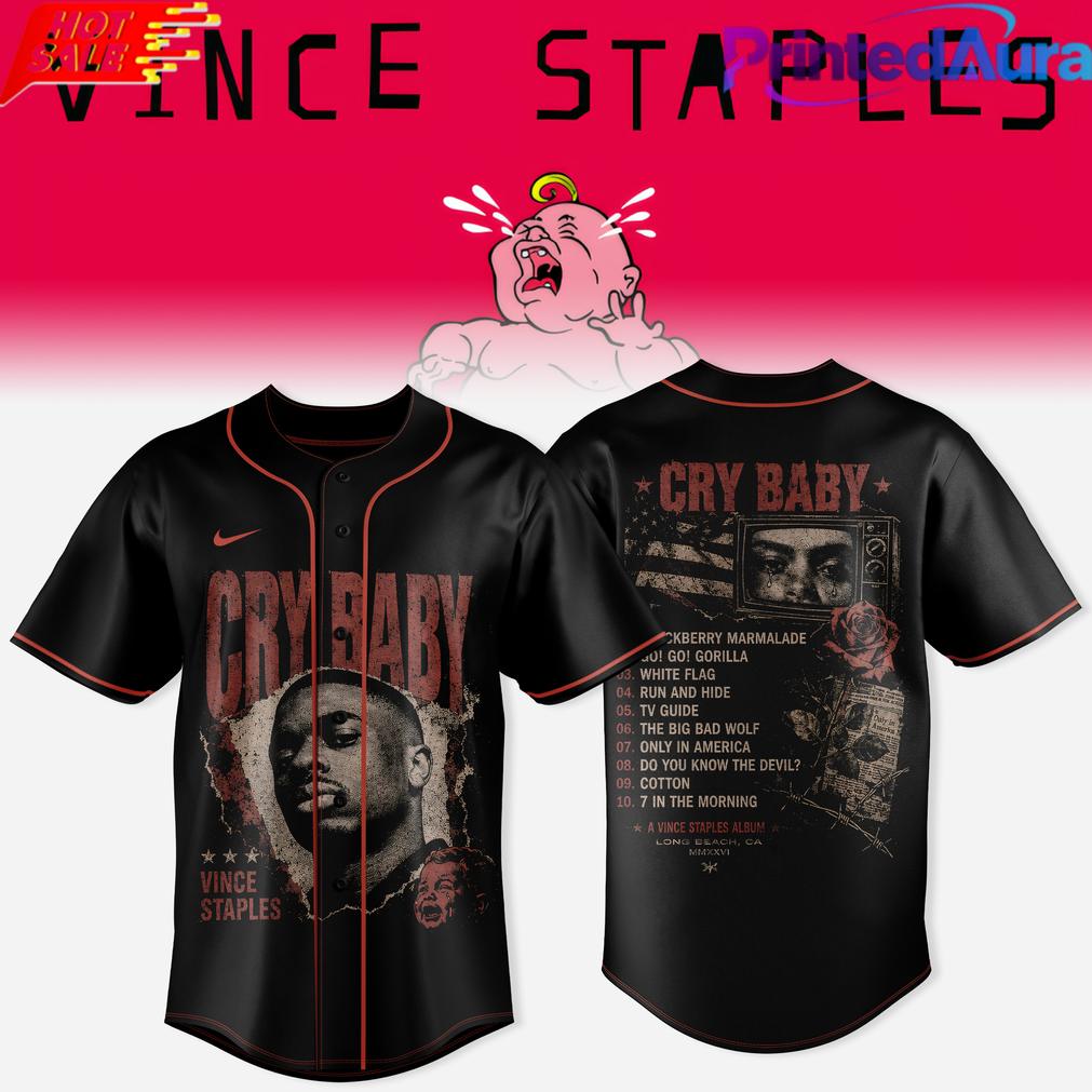 Vince Staples – Cry Baby Tour Jersey Vince Staples – Cry Baby Tour Jersey