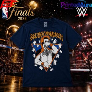 WWE x NBA Finals 2026 Danhausen Jalen Brunson Brunsonhausen Tee
