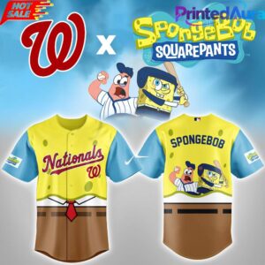 Washington Nationals x Spongebob Squarepants Special Jersey