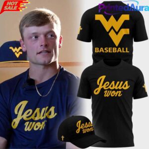 West Virginia Mountaineers 2026 Jesus Won Tee