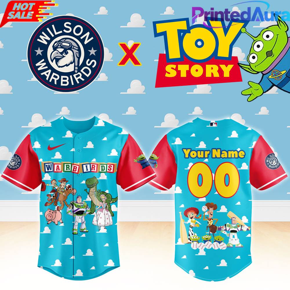 Wilson Warbirds x Toy Story Night Custom Baseball Jersey Wilson Warbirds x Toy Story Night Custom Baseball Jersey