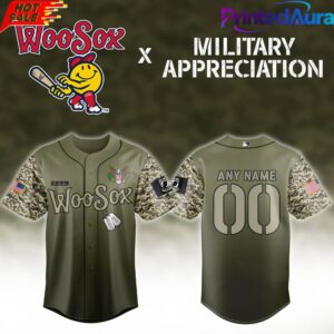 Worcester Red Sox x Military Appreciation Night Custom Baseball Jersey