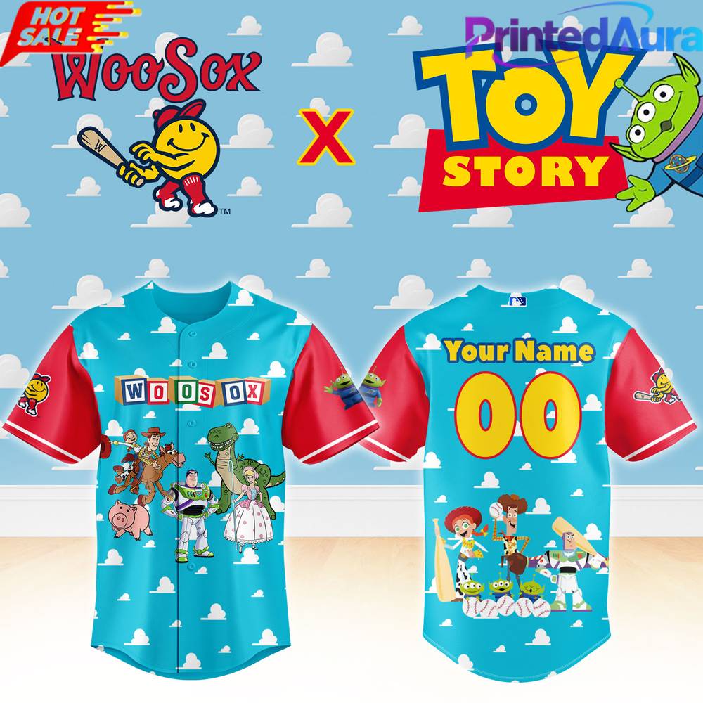 Worcester Red Sox x Toy Story Night Custom Baseball Jersey Worcester Red Sox x Toy Story Night Custom Baseball Jersey