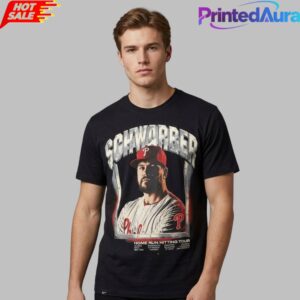 2026 Philadelphia Phillies Kyle Schwarber Home Run Hitting Tour Shirt