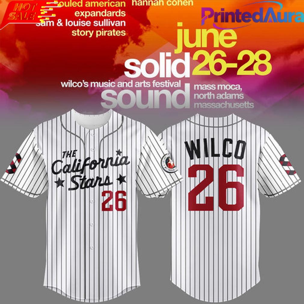 2026 Solid Sound Festival Baseball Jersey 2026 Solid Sound Festival Baseball Jersey