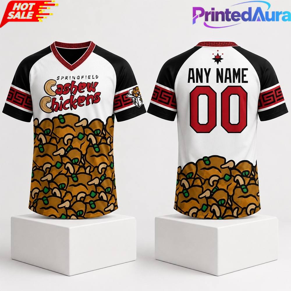 2026 Springfield Cardinals Cashew Chickens Football Jersey