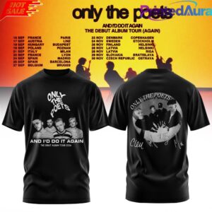 AND ID DO IT AGAIN THE DEBUT ALBUM TOUR 2026 Edition T-Shirt 3