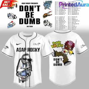 ASAP Rocky DON’T BE DUMB WORLD TOUR 2026 Baseball Jersey