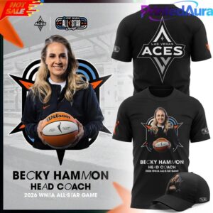 Aces Becky Hammon 2026 WNBA AllStar Coach T-Shirt