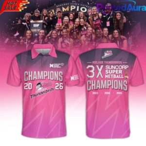 Adelaide Thunderbirds Champions Women’s 2026 Special Polo Shirt