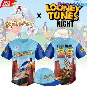 Albuquerque Isotopes x Topes Looney Tunes Night Custom Baseball Jersey