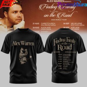 Alex Warren Finding Family on the Road AUS NZ Tour 2026 Limited T-Shirt 1