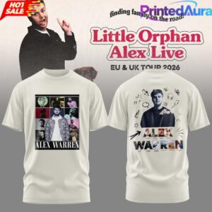 Alex Warren Little Orphan Alex Live 2026 Limited T-Shirt