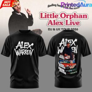 Alex Warren Little Orphan Alex Live 2026 Limited T-Shirt 3
