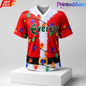 AquaSox Christmas In July Santa Jersey 2026 Giveaway Football Jersey 1