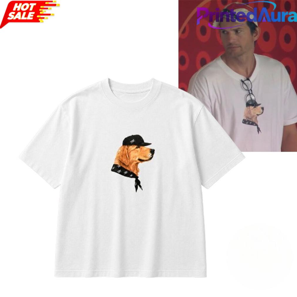 Ashton Kutcher Good Boy Dog Tee At World Cup 2026 Ashton Kutcher Good Boy Dog Tee At World Cup 2026