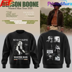 BENSON BOONE WANTED MAN TOUR 2026 SWEATER 1 BENSON BOONE WANTED MAN TOUR 2026 SWEATER 1
