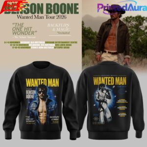 BENSON BOONE WANTED MAN TOUR 2026 SWEATER 3 BENSON BOONE WANTED MAN TOUR 2026 SWEATER 3