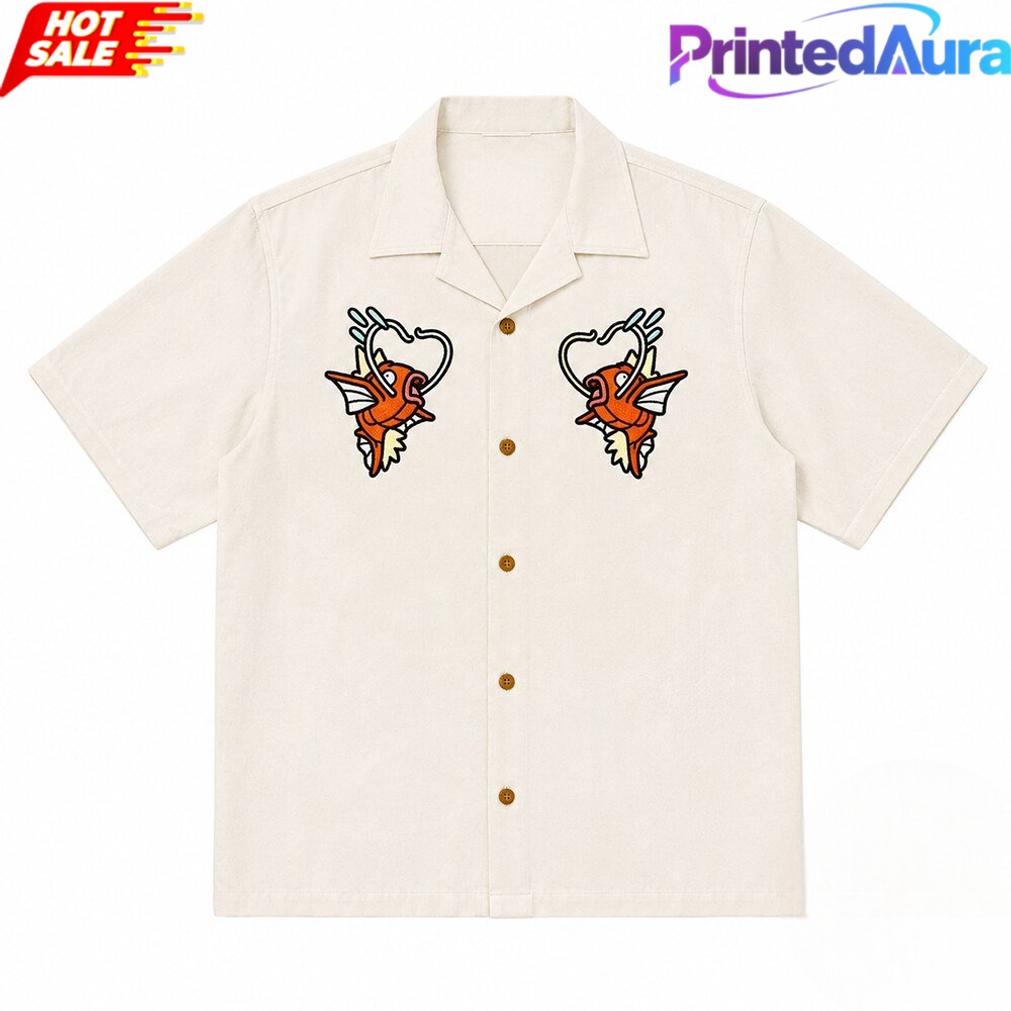 BTS Jin World Tour Arirang London Magikarp Pokemon Hawaiian Shirt BTS Jin World Tour Arirang London Magikarp Pokemon Hawaiian Shirt