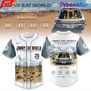 Bleed American 25th Anniversary Tour 3D Baseball Jersey