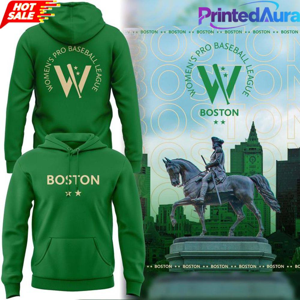 Boston Hunters Womens Pro Baseball League 2026 Season Hoodie Boston Hunters Womens Pro Baseball League 2026 Season Hoodie