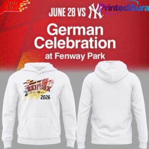 Boston Red Sox German Celebration Special White Hoodie