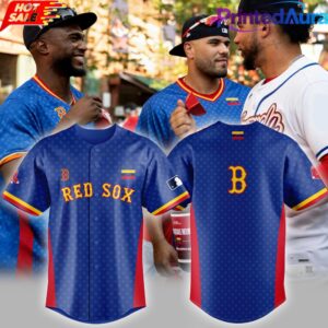 Boston Red Sox Venezuelan Pride Edition Baseball Jersey